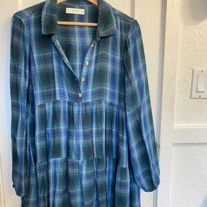 Plaid Tunic